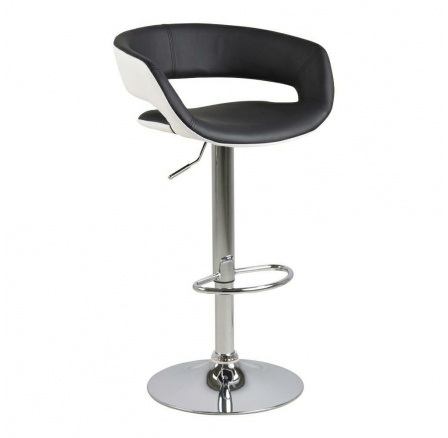 Barová stolička Grace biela/čierna