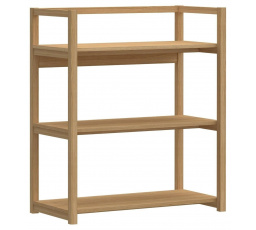 Regál Ludza 3 police dub prírodný