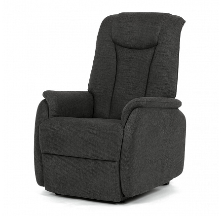Polohovací křeslo, elektrické kabelové ovládání, šedá, látka, TV-L8963 GREY2 Polohovací křeslo, elektrické kabelové ovládání, šedá, látka, TV-L8963 GREY2