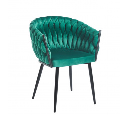 Stolička velvet zelená K7-FX