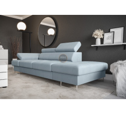 Sofa GALAXY II leňoška 235 cm - modrá, pravá strana