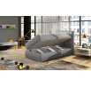 Posteľ - boxspring ASTER 90x200 cm, Monolit 63 a okraje postele