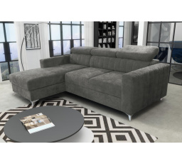 Rohová sedacia súprava Mildred Premium L tmavo sivá