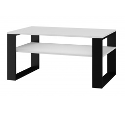 Konferenčný stolík SAVA 1, Biela/Čierna