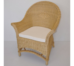 Ratanové kreslo Memble honey