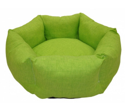 Šesťhranná posteľ AXIN - svetlozelený melír