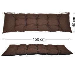 Podsedák 150x40 hnedý melír