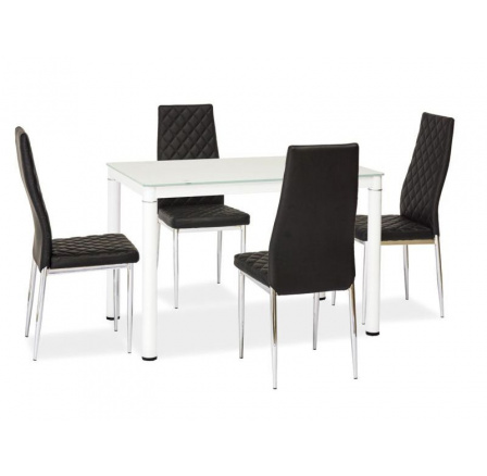 Jedálenský stôl GALANT, 110x70 cm, biely