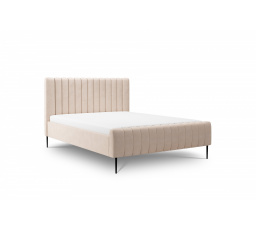 Čalúnená posteľ Nicole 160x200, Salvador /čierne nohy