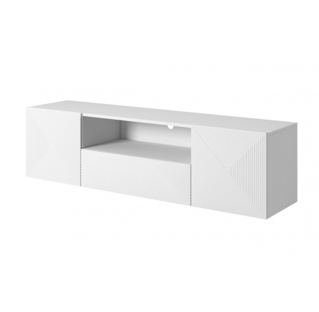 TV komoda Asha, biely lesk