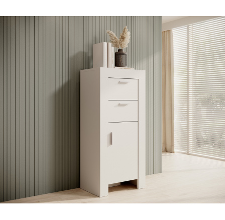 Komoda 2SZ1D CESIRO Biela+Biela