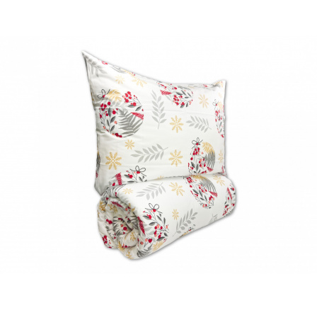 Vianočné obliečky francúzske bavlna 240x200,70x90 Stella