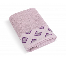 Froté uterák Diamant 50x100cm 500g fialový