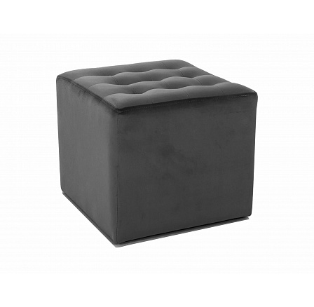Taburet LORI VELVET, čierna Bluvel 19 Taburet LORI VELVET, čierna Bluvel 19