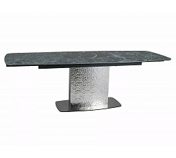 Jedálenský stôl MONCLER CERAMIC, Verde Alpi/Nehrdzavejúca oceľ