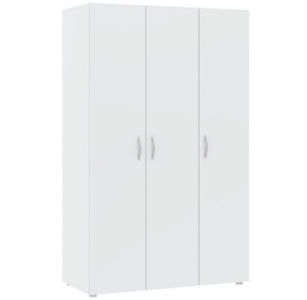 Šatní skriňa BASIC 3D, Biela