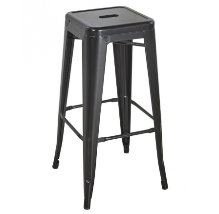 Barová stolička J004JG Čierna Barová stolička J004JG Čierna
