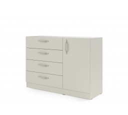 Komoda BRAGA BRK2 s kovovými úchytkami Kašmír