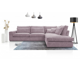 Rohová sedacia súprava Carny P Lincoln 61 svetlo fialová