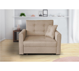 Béžové kreslo Vivian Lux I