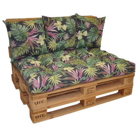 Súprava podložiek pod paletový nábytok EASY - motív Monstera