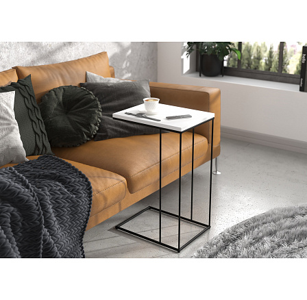 Pomocný stolík DRU Čierny+Biely