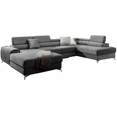 Sedacia súprava v tvare U LACANTE, Gojo 5 Pravá