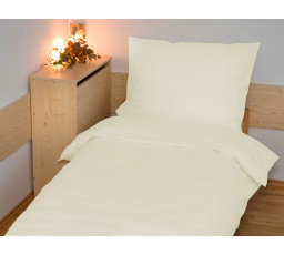 Obliečky francúzske bavlna UNI 240x220,70x90 smotanové