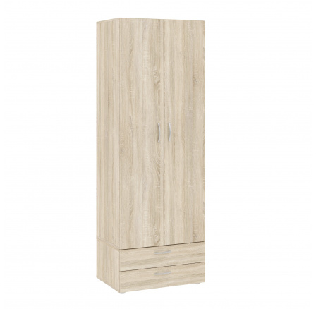 Šatní skriňa BASIC 2D2S, Dub Sonoma Šatní skriňa BASIC 2D2S, Dub Sonoma