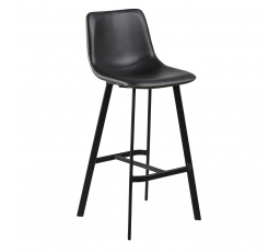 Barová stolička Oregon PU čierna