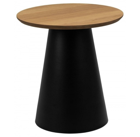 Stolík Soli 45cm dub/čierny