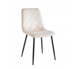 Stolička velvet béžová K6-FX