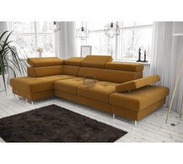 Rohová sedacia súprava GALAXY MINI 170x280 - žltá, ľavá