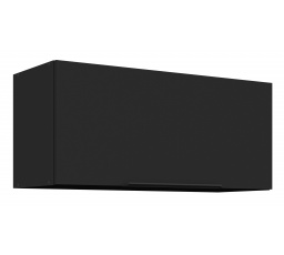 Horná skrinka SIENA - 80 GU-36 1F, Čierna mat/Čierna mat