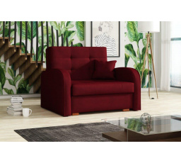 Kreslo Vivian Gold I bordovej farby