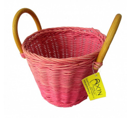 Ratanový kôš ucho ružový