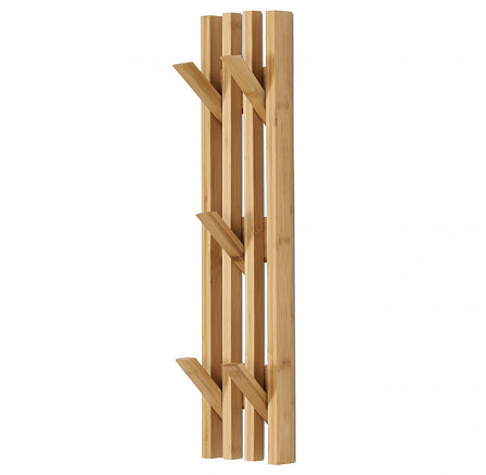 Věšák, bambus, přírodní, DR-B023 NAT