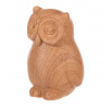 Sova - polyresinová figurka, imitace dřeva