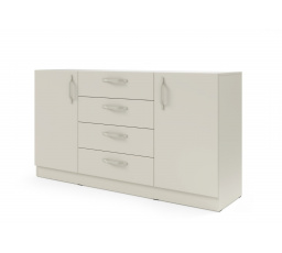 Komoda BRAGA BRK1 s kovovými úchytkami Kašmír