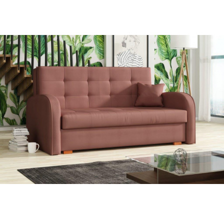 Pohovka Vivian Gold III ružová