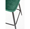Barová stolička H96, tmavozelená