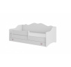 Posteľ s matracom EMKA Pink, White 160x80 White