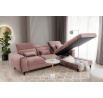 Rohová sedacia súprava Foble, Velvetmat 24 Pravá