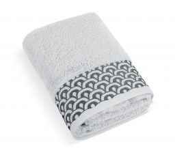 Froté uterák Krajka 50x100cm 500g svetlosivá