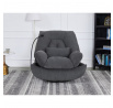 Polohovacie kreslo, elektrické zabudované ovládanie, siva, látka, TV-7089 GREY2