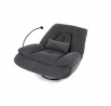 Polohovacie kreslo, elektrické zabudované ovládanie, siva, látka, TV-7089 GREY2