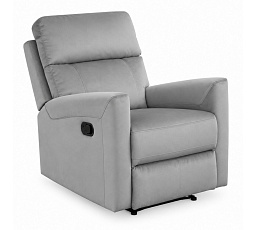 PREDPREDAJ -15% do 09.10 ! Rozkladacie relaxačné kreslo velvet sivé FR10-FXJG