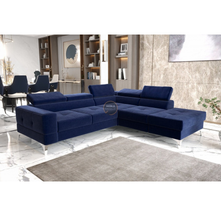 Rohová sedacia súprava TOSCANIA II priemer 30x250 - voliteľný odtieň, pravá