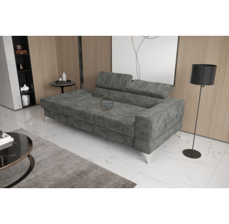 Sofa TOSCANIA II leňoška 205 cm - sivá, ľavá strana