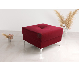 Taburet s kontajnerom 55x55 cm - Odtiene červenej